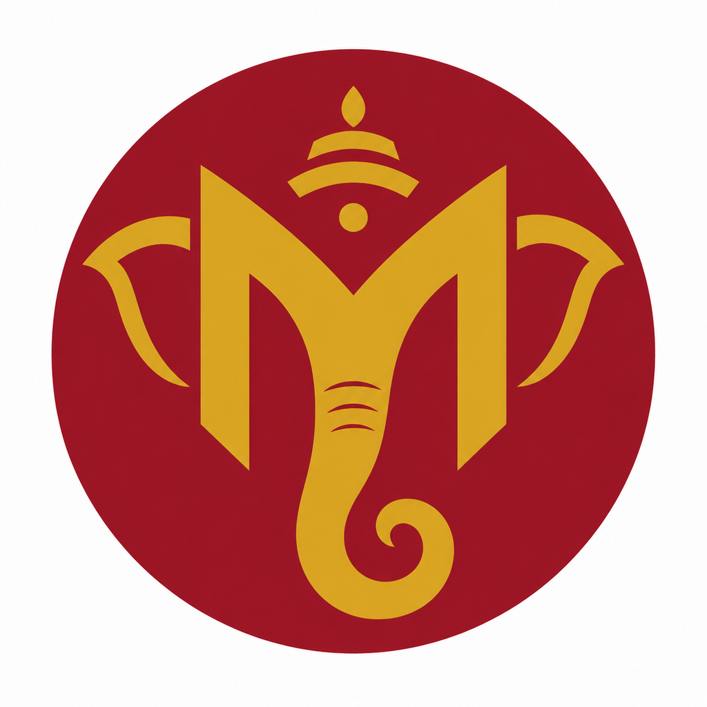 Maheswara Records — logo Ganesha